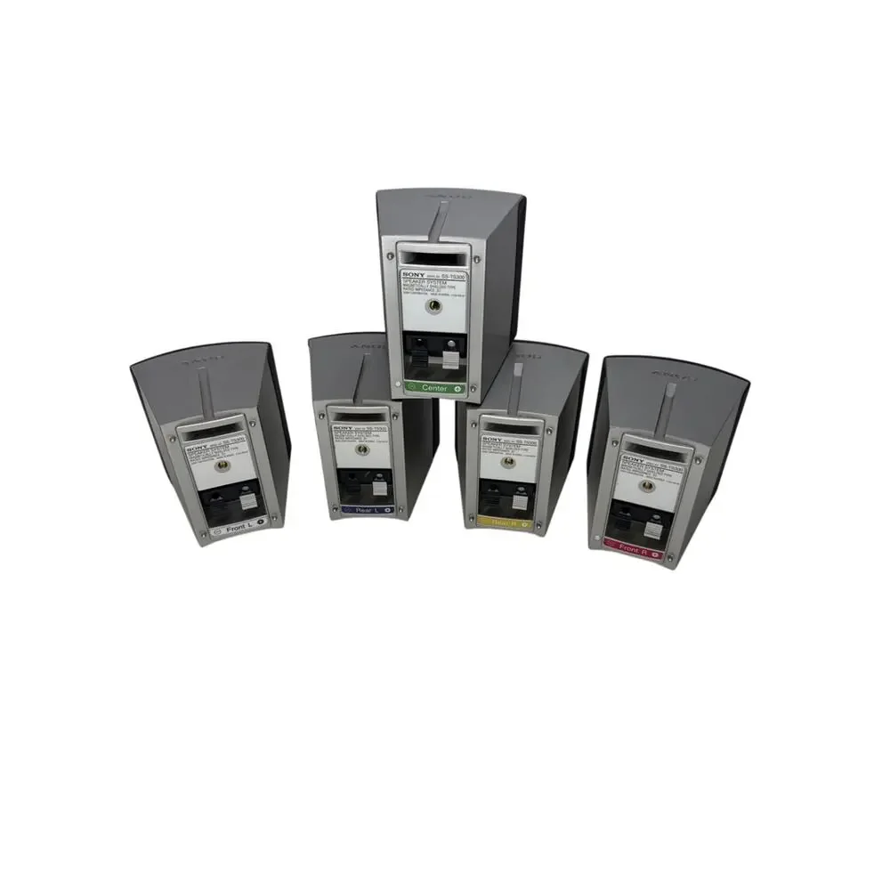 Sony SS-WS300 & Sony SS-TS300 Home Theater Surround Speakers 6 Pc Set